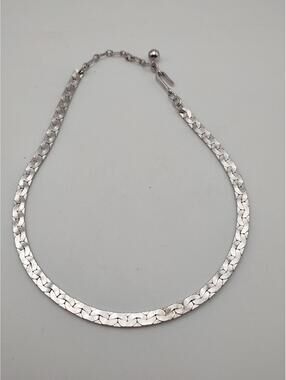 Vintage Trifari Herringbone Choker 14.5" Trifanium